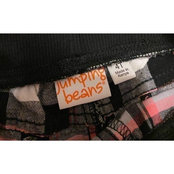 Jumping Beans Plaid Elastic Waist Lightweight Woven Shorts Pockets 4T - Picture 3 of 3